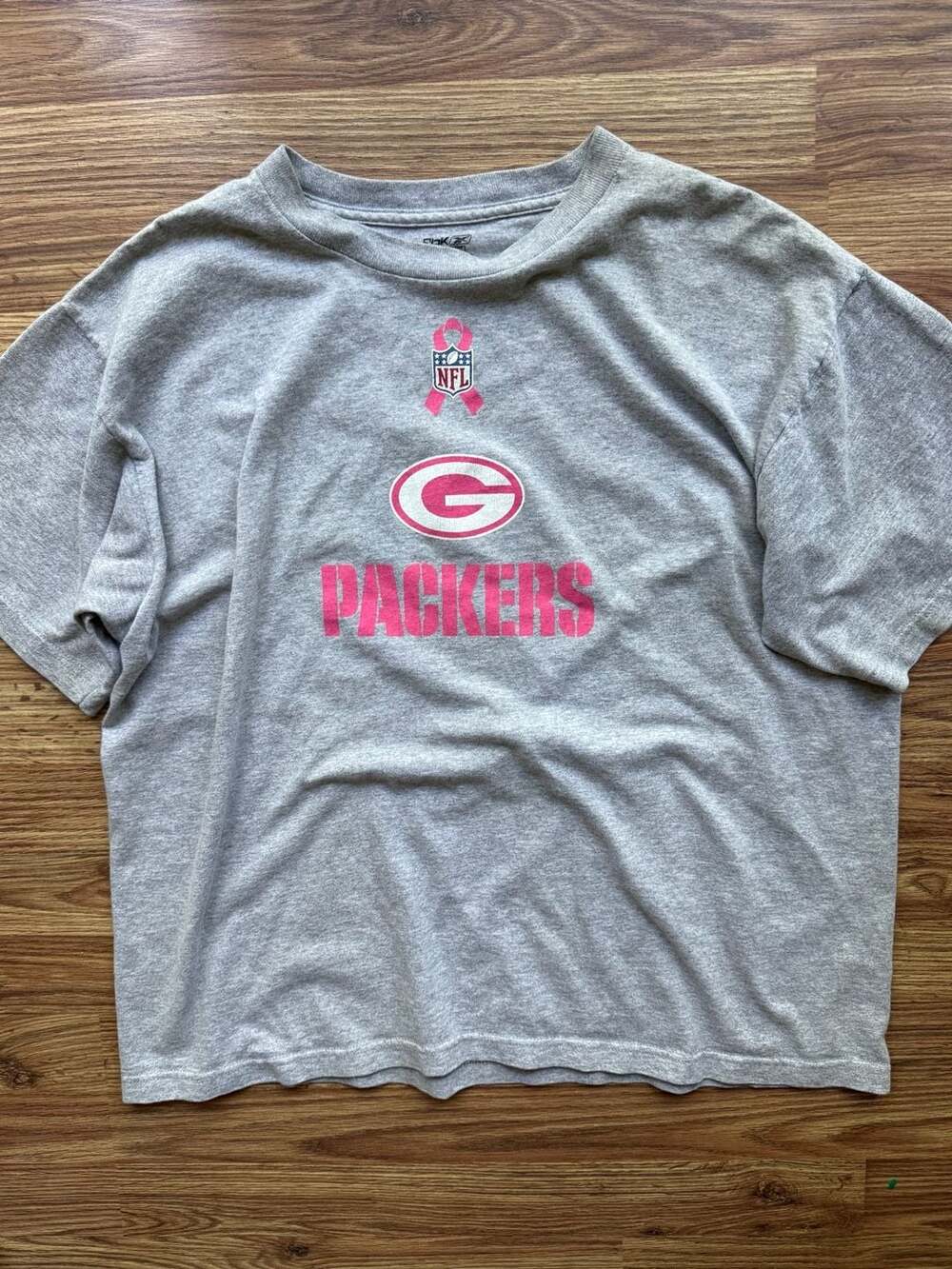 Reebok Green Bay Packers NFL Pink Breast Cancer Awareness T-Shirt